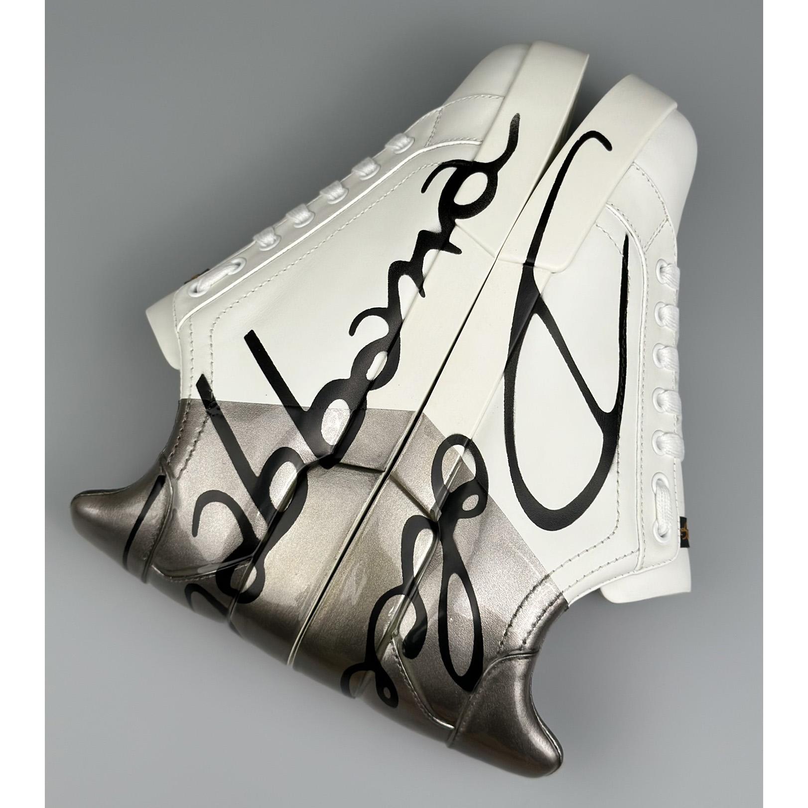 Dolce & Gabbana Leather Sneakers - DopestKickz