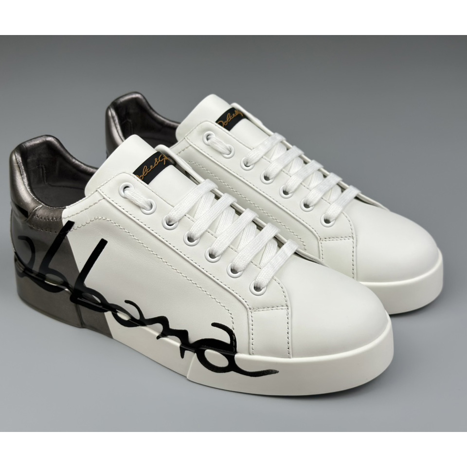 Dolce & Gabbana Leather Sneakers - DopestKickz