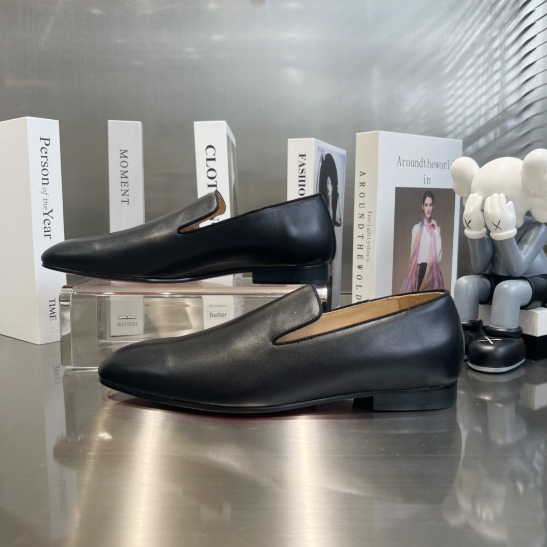 Christian Louboutin Dandelion Slip-On Loafers - DopestKickz