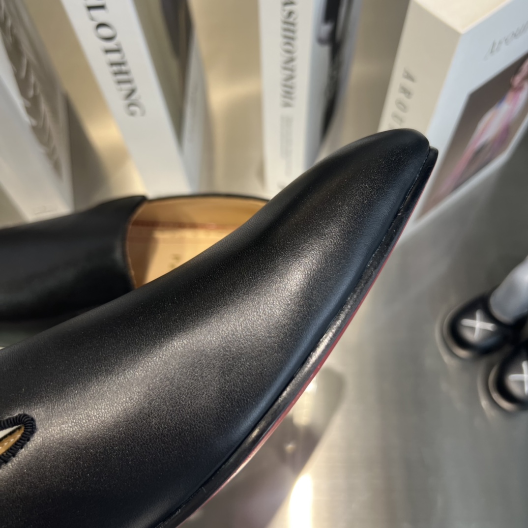 Christian Louboutin Dandelion Slip-On Loafers - DopestKickz