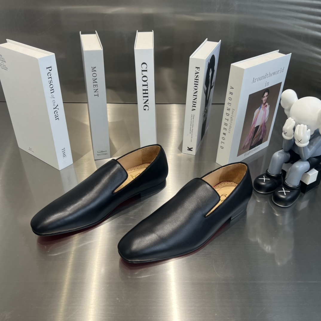 Christian Louboutin Dandelion Slip-On Loafers - DopestKickz