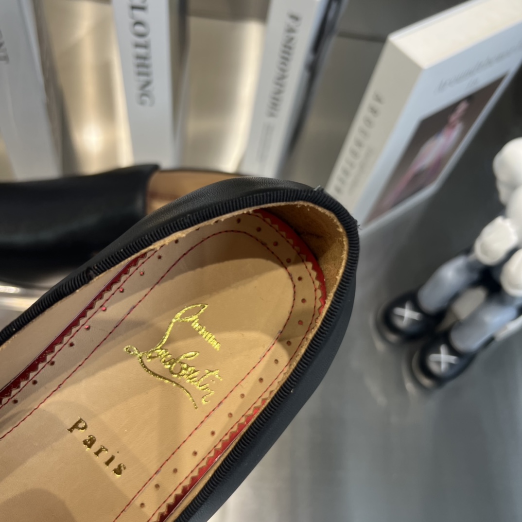 Christian Louboutin Dandelion Slip-On Loafers - DopestKickz