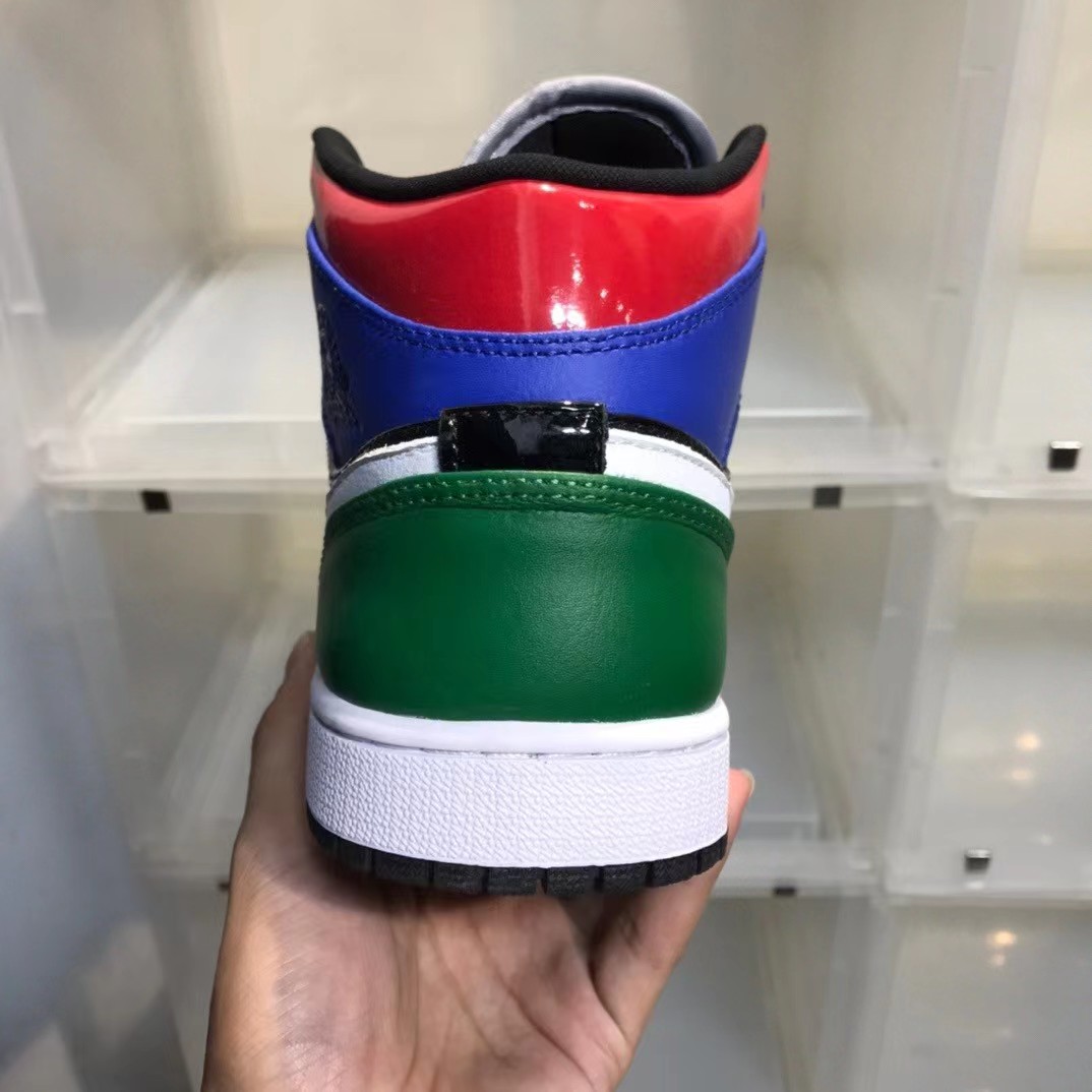 Air Jordan 1 Wmns Mid SE 'Multi Patent' Sneaker - DopestKickz