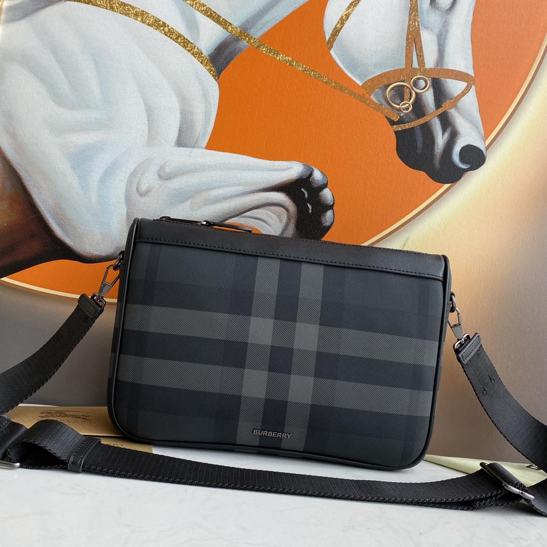 Burberry Leather Rambler Bag - DopestKickz