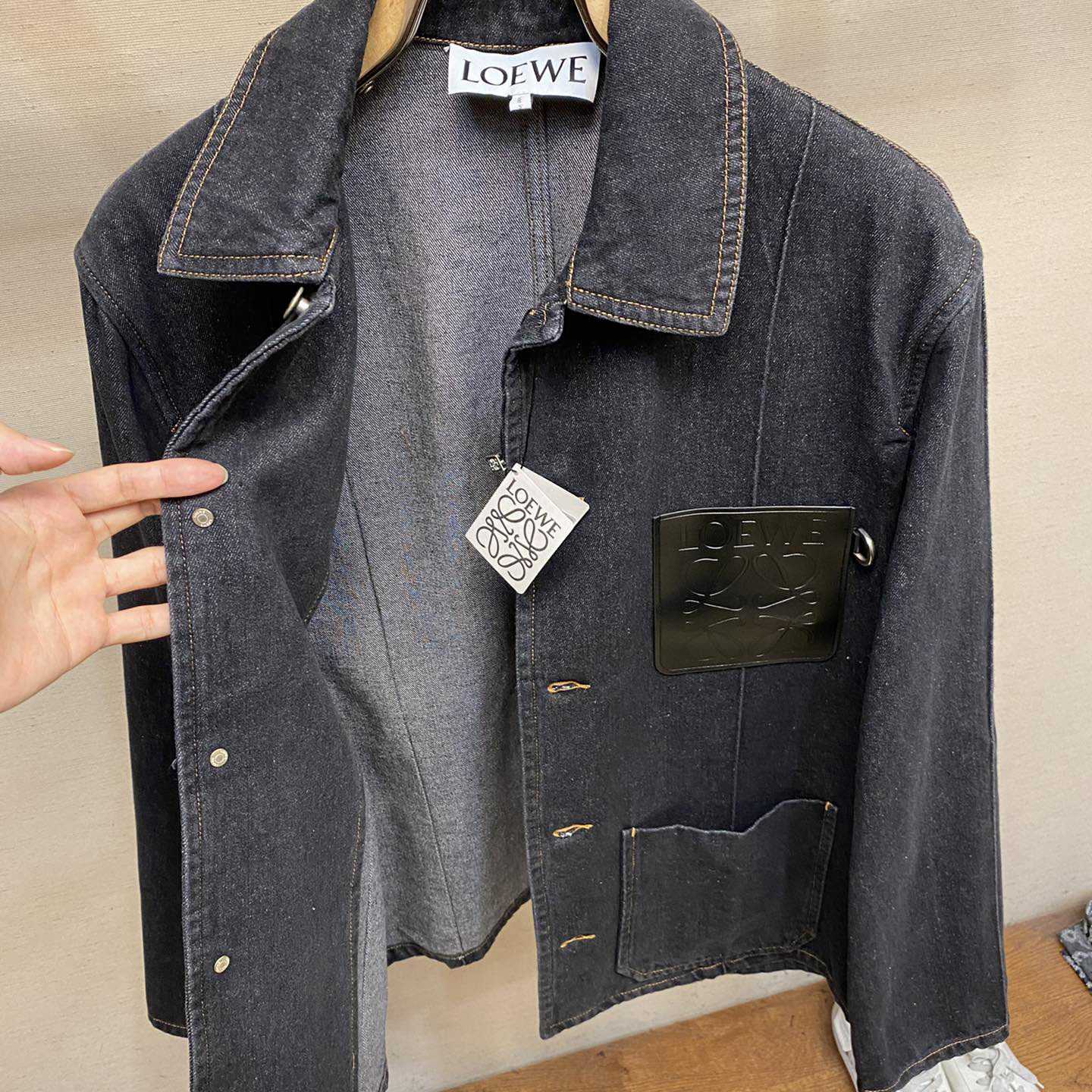 Loewe Workwear Jacket In Denim - DopestKickz