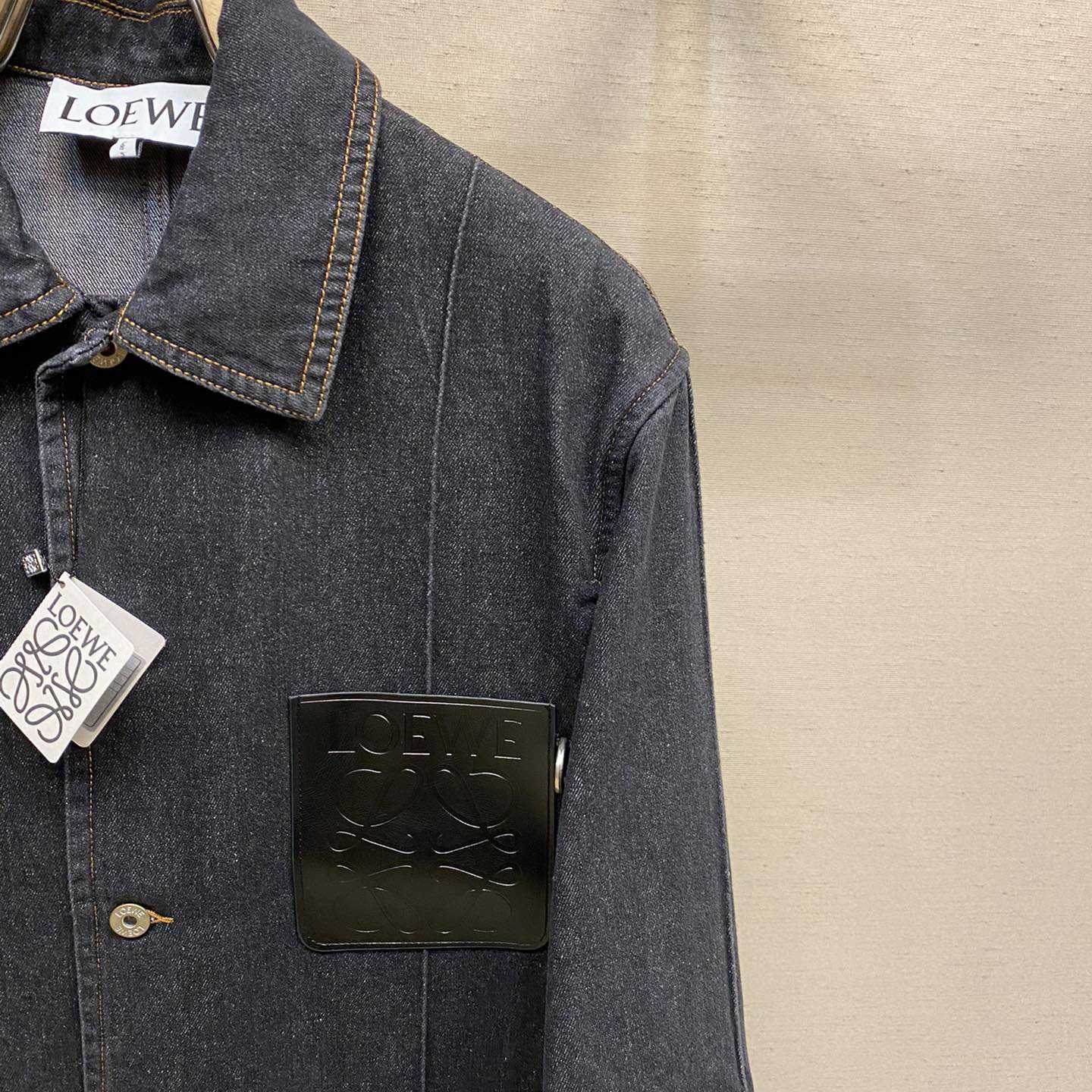 Loewe Workwear Jacket In Denim - DopestKickz