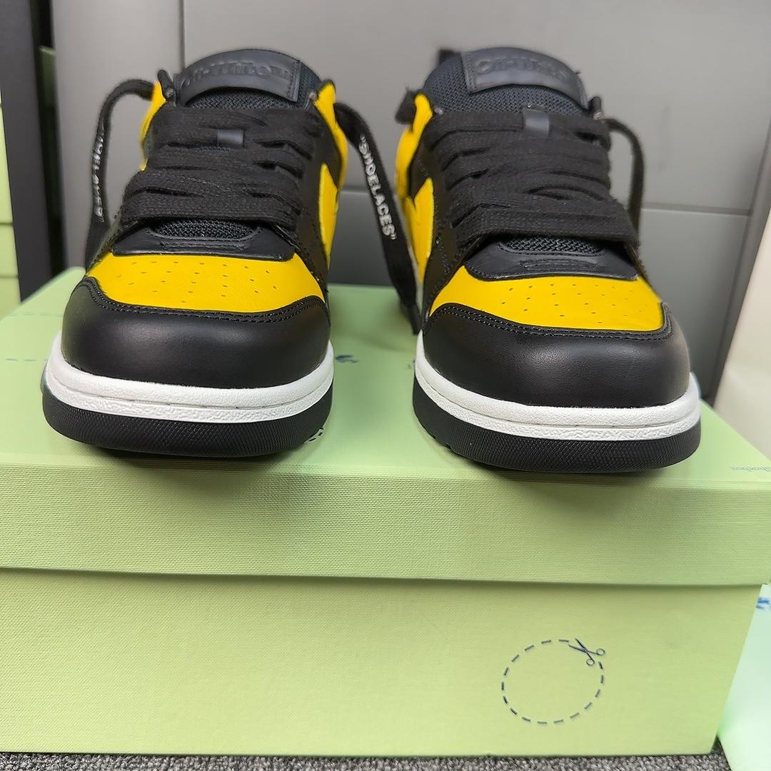 Off White c/o Virgil Abloh Men's Yellow Out Of Office - DopestKickz