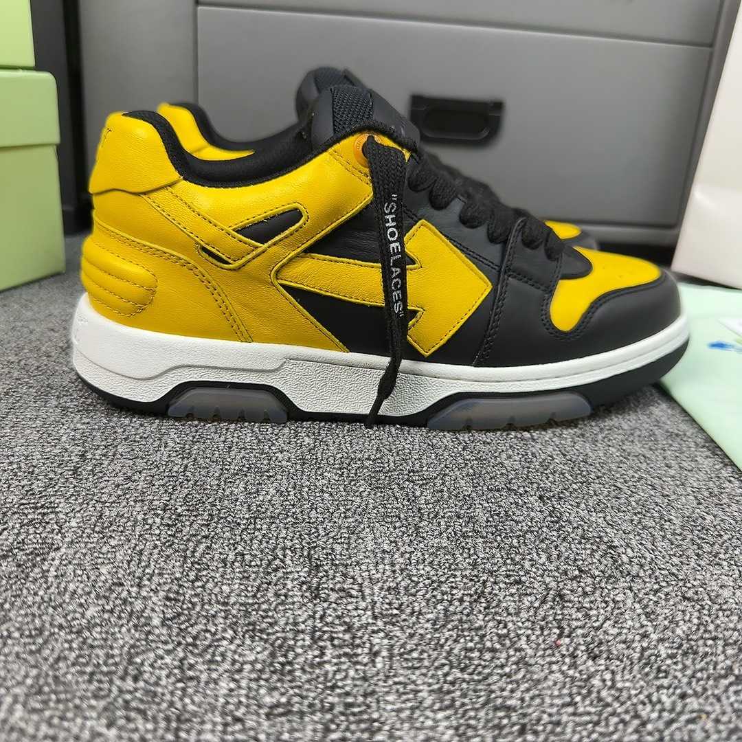 Off White c/o Virgil Abloh Men's Yellow Out Of Office - DopestKickz