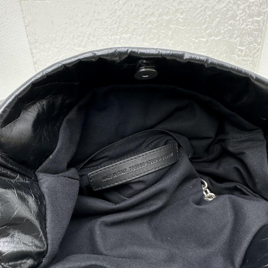 Balenciaga Monaco Small Chain Bag In Black - DopestKickz