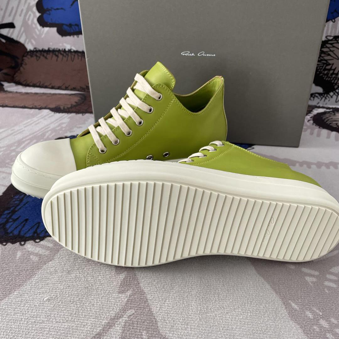 Rick Owens Low-Top Leather Sneakers - DopestKickz
