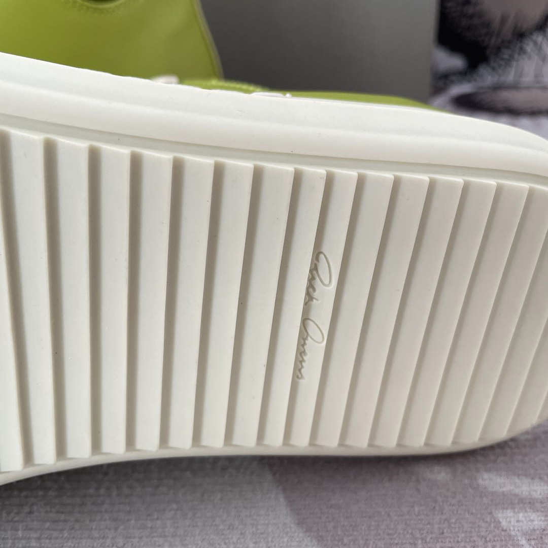 Rick Owens Low-Top Leather Sneakers - DopestKickz