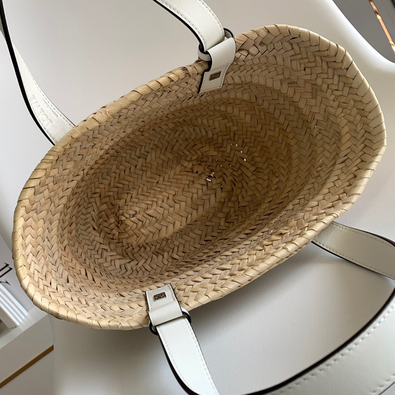 Loewe Leather Logo Basket - DopestKickz