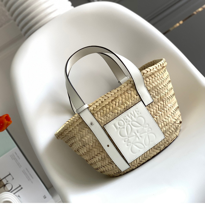 Loewe Leather Logo Basket - DopestKickz