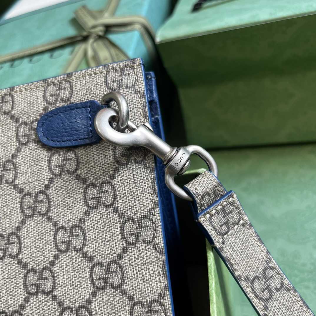 Gucci Pouch With GG Detail (18x 26x 6cm) - DopestKickz