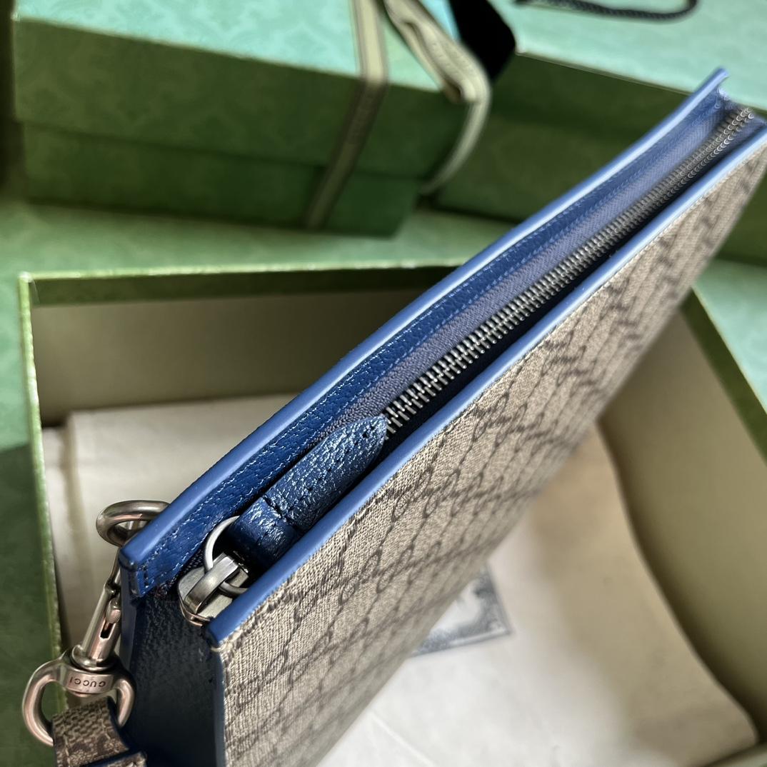Gucci Pouch With GG Detail (18x 26x 6cm) - DopestKickz