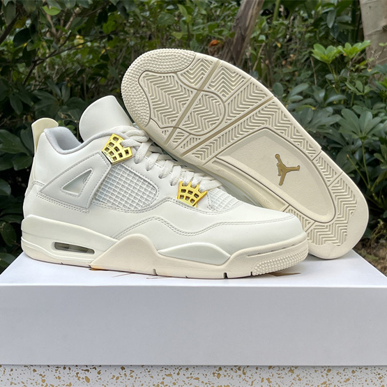 Air Jordan 4 WMNS “Sail” Sneakers      AQ9129-170 - DopestKickz