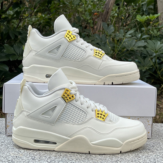 Air Jordan 4 WMNS “Sail” Sneakers      AQ9129-170 - DopestKickz