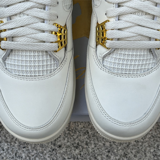 Air Jordan 4 WMNS “Sail” Sneakers      AQ9129-170 - DopestKickz