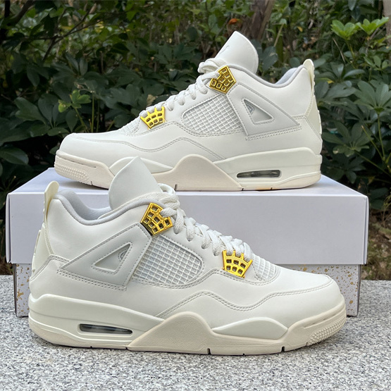 Air Jordan 4 WMNS “Sail” Sneakers      AQ9129-170 - DopestKickz