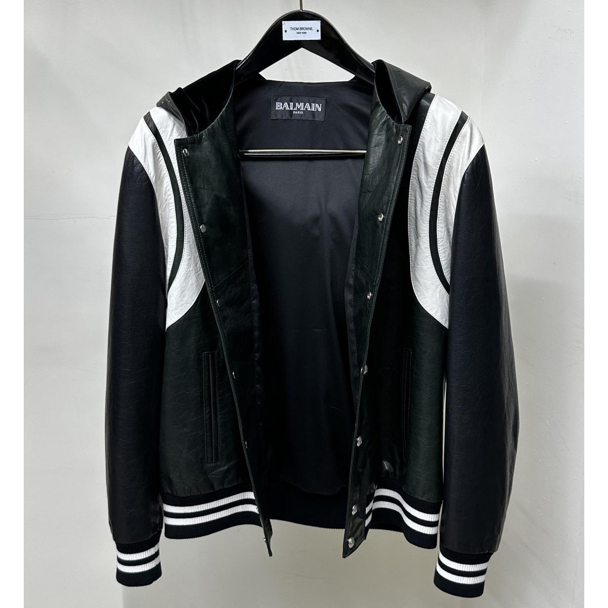 Balmain Colour-block Hooded Bomber Jacket - DopestKickz