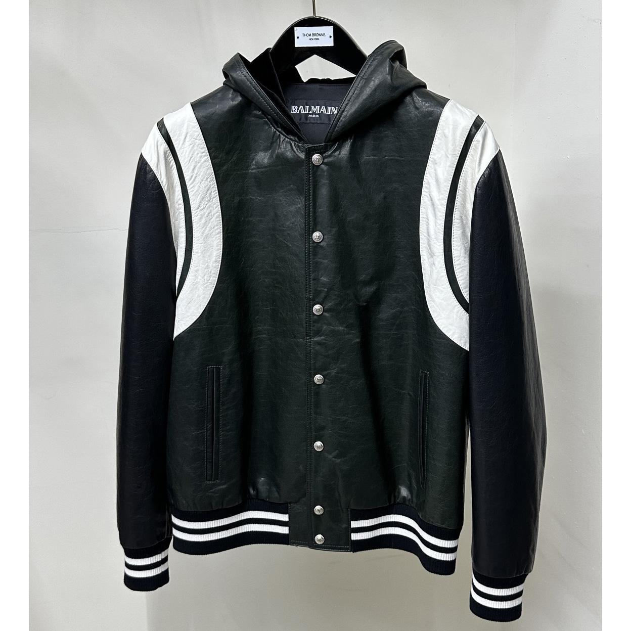 Balmain Colour-block Hooded Bomber Jacket - DopestKickz