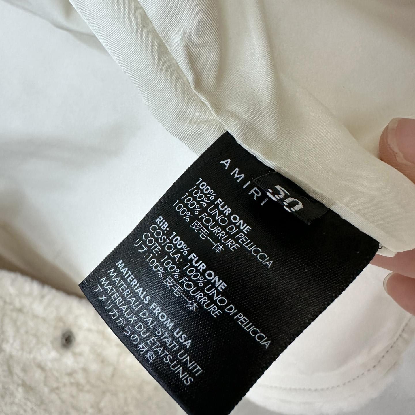 Amiri Logo-print Shearling Jacket - DopestKickz