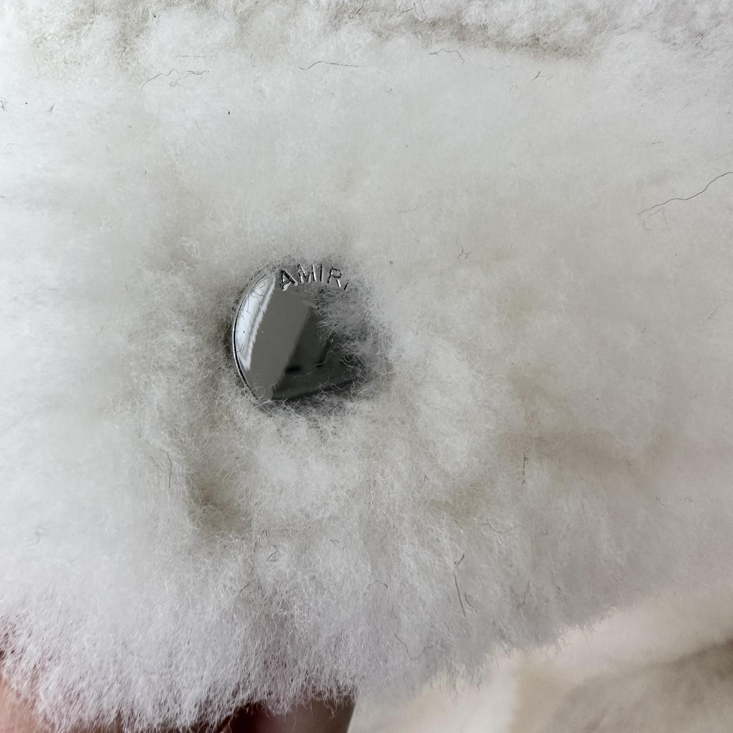 Amiri Logo-print Shearling Jacket - DopestKickz