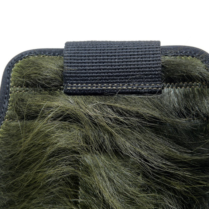 Rick Owens Green Pony Hair High Sneakers - DopestKickz