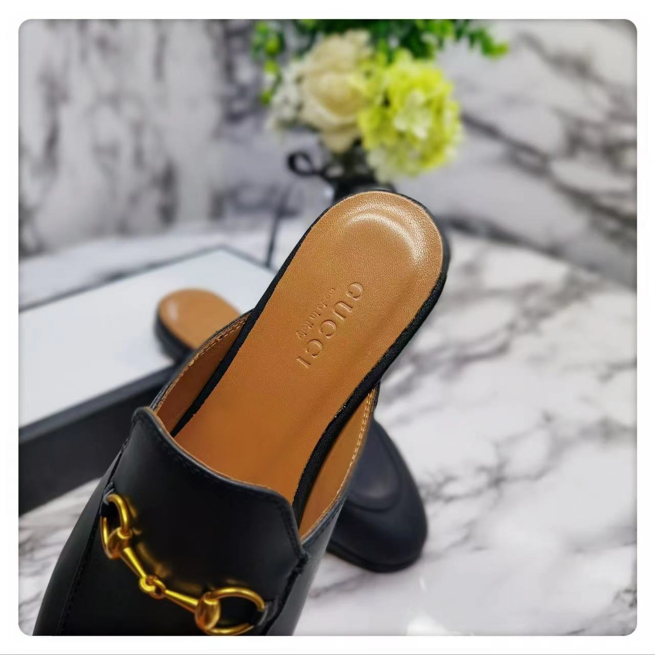 Gucci Princetown Leather Slipper - DopestKickz