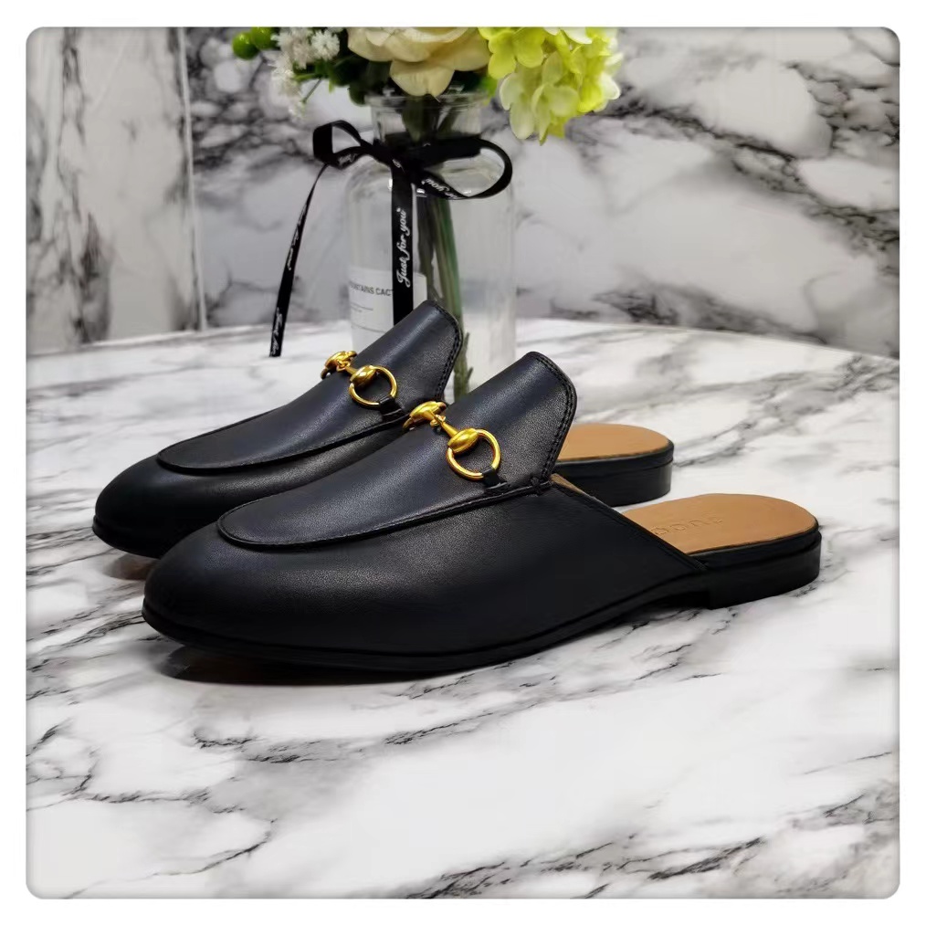 Gucci Princetown Leather Slipper - DopestKickz