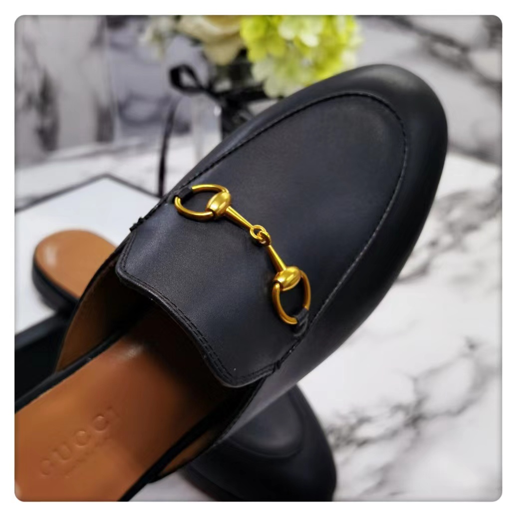 Gucci Princetown Leather Slipper - DopestKickz