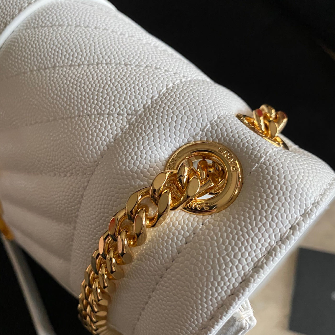 Saint Laurent Monogram Chain Wallet  (24-17.5-6cm) - DopestKickz