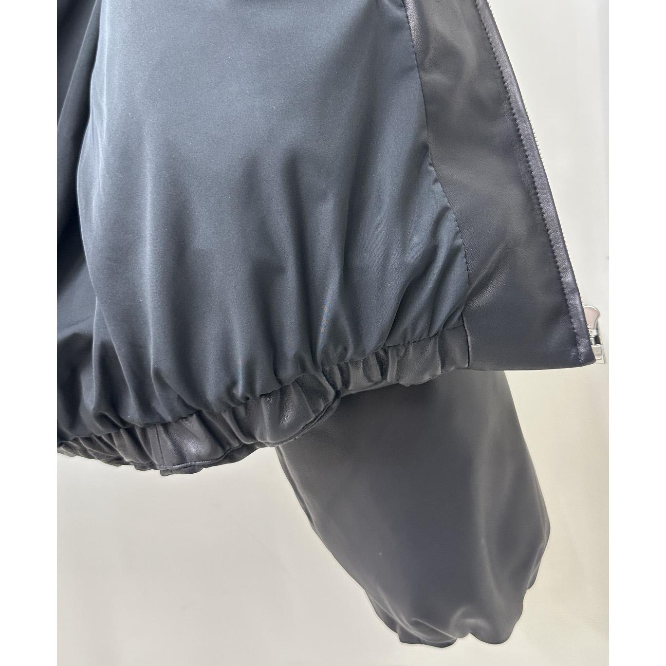 Loewe Padded Bomber Jacket In Nappa Lambskin - DopestKickz