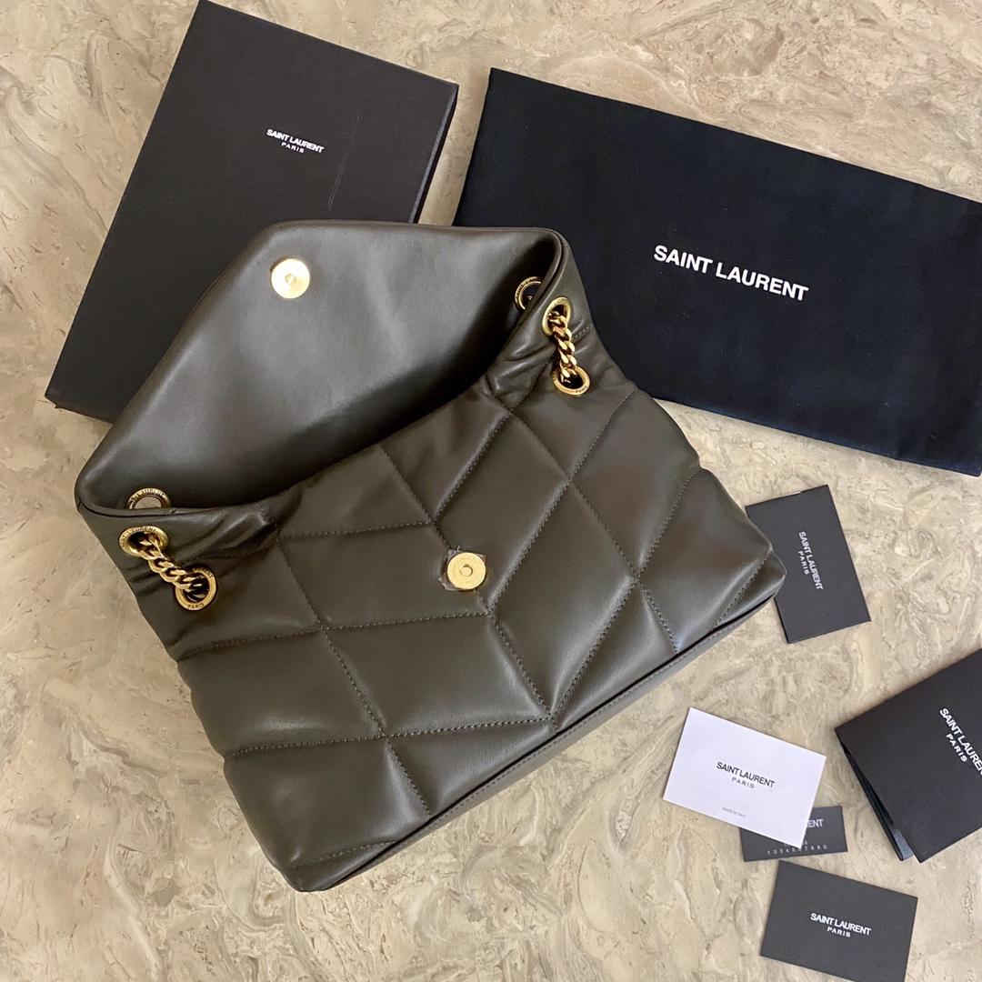 Saint Laurent Puffer Small In Nappa Leather (29x17x11cm) - DopestKickz