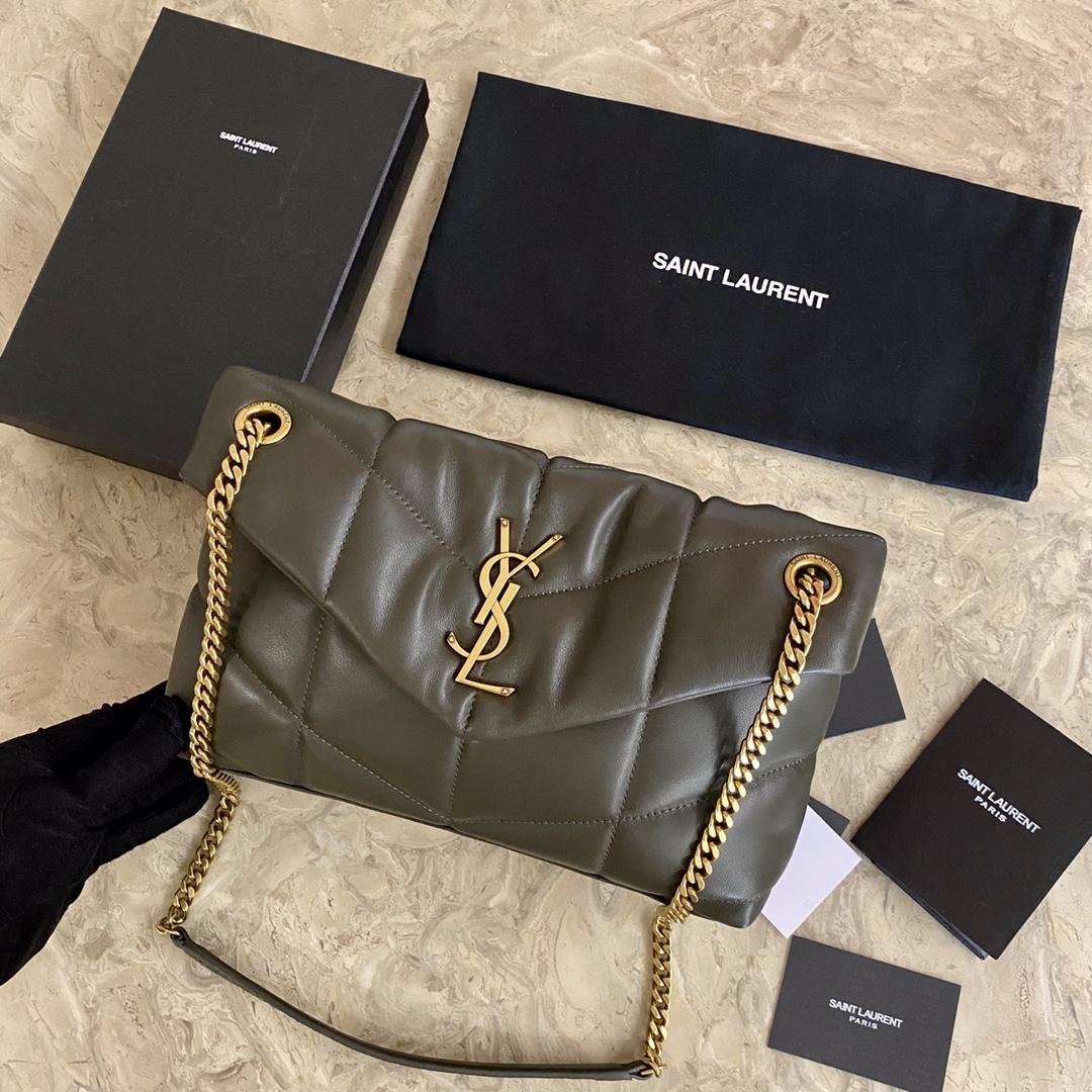 Saint Laurent Puffer Small In Nappa Leather (29x17x11cm) - DopestKickz