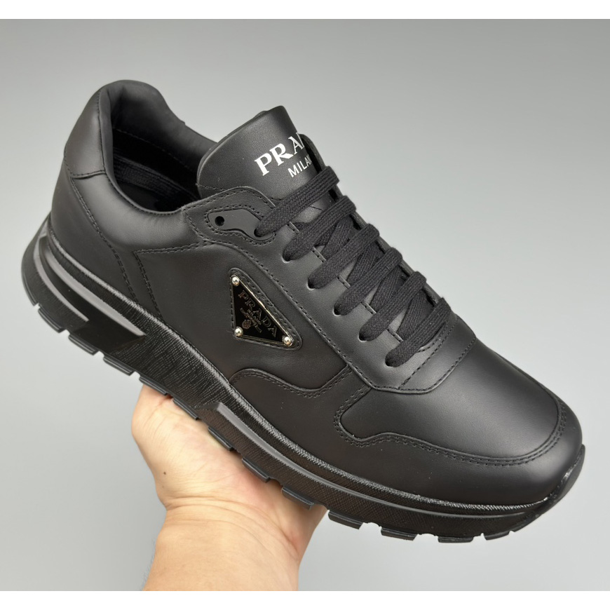 Prada Leather Sneakers - DopestKickz