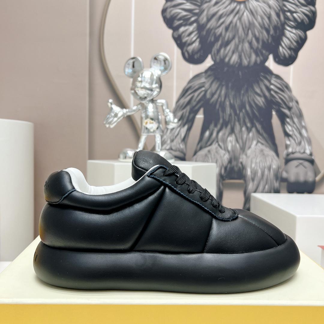 Marni Black Leather Bigfoot 2.0 Sneaker - DopestKickz