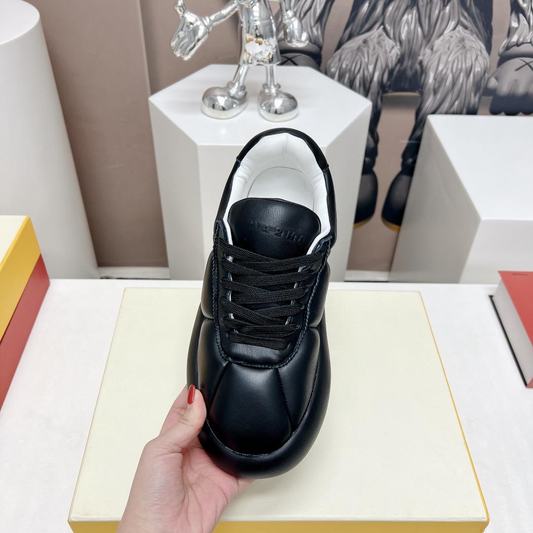 Marni Black Leather Bigfoot 2.0 Sneaker - DopestKickz