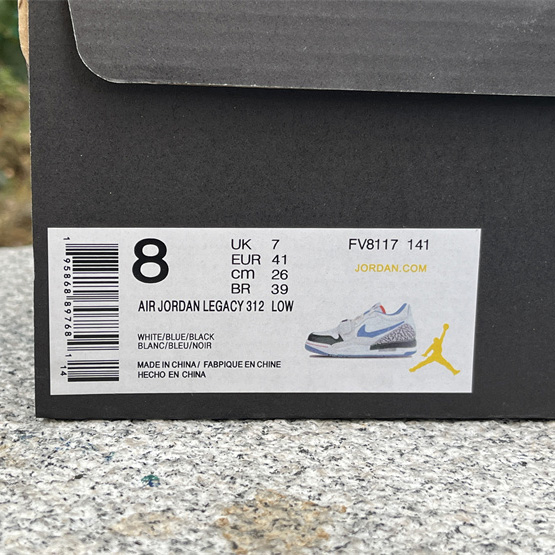 Nike Air Jordan Legacy 312 Low Sneaker    FV8117-141 - DopestKickz