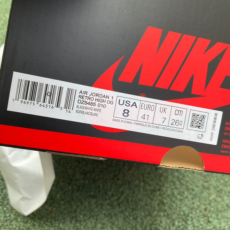  AirJordan 1 AJ 1 High OG “Reverse Panda” Sneaker     dz5485-010 - DopestKickz