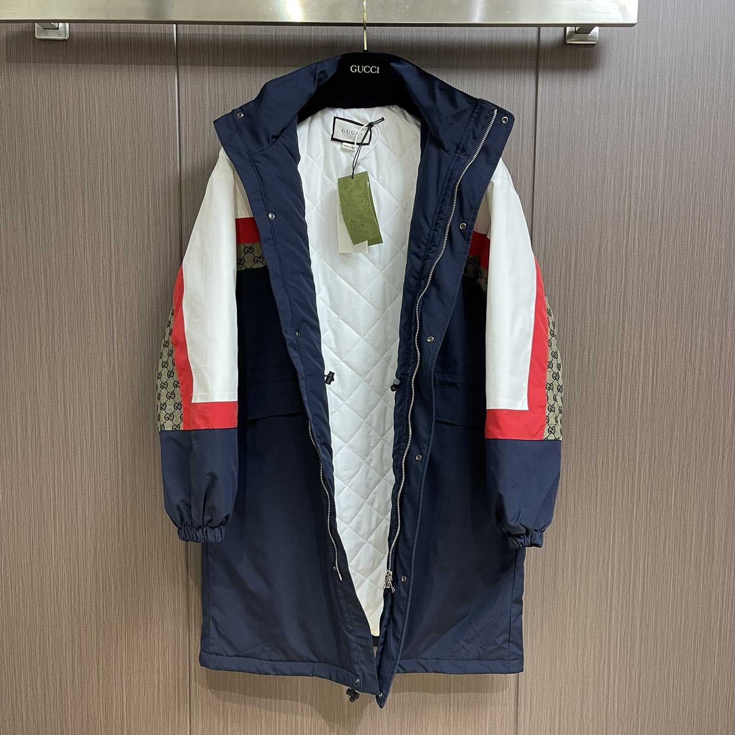 Gucci Matt Fabric Coat - DopestKickz