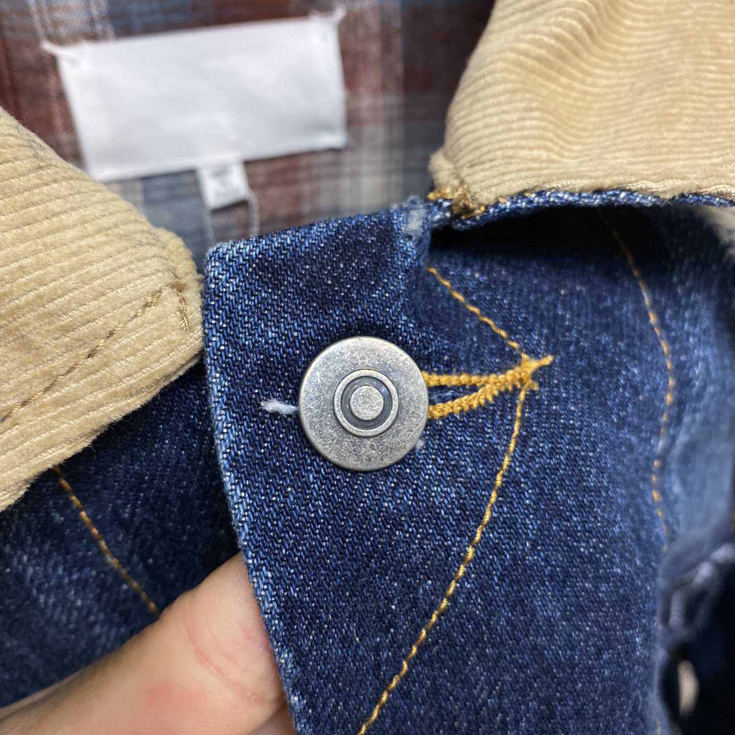 Maison Margiela Ripped-detail Denim Jacket - DopestKickz