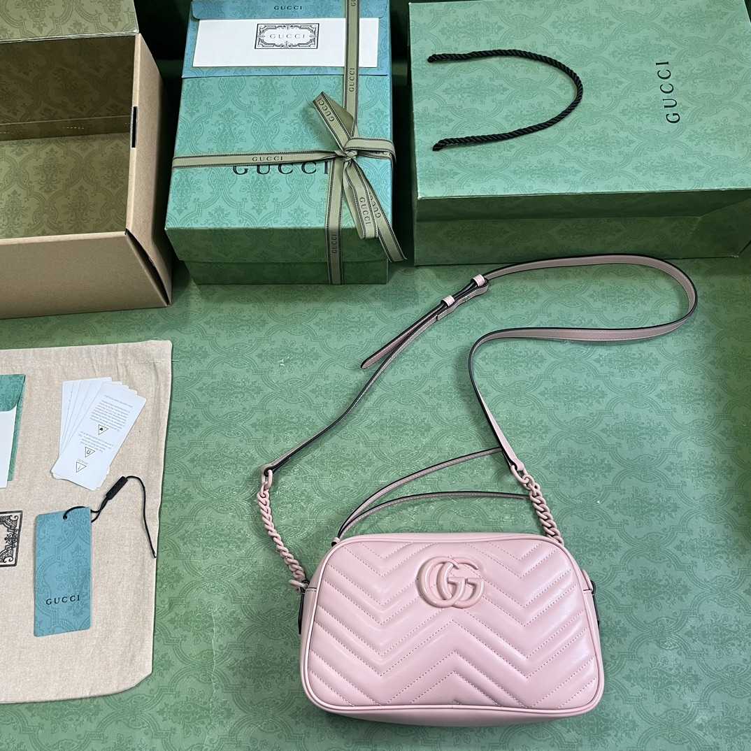 Gucci GG Marmont Small Shoulder Bag(24*13*7cm) - DopestKickz