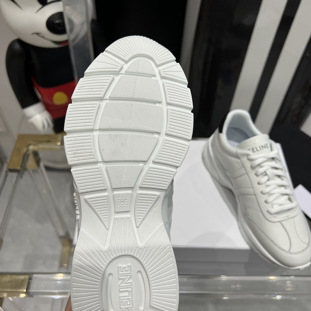 Celine Runner CR-02 Low Lace-up Sneaker In Calfskin - DopestKickz