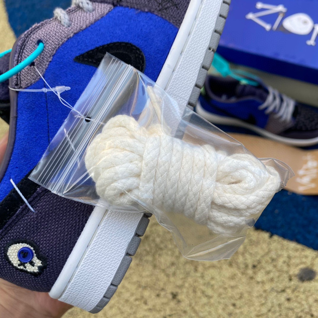 Zion Williamson x Jordan Air Jordan 1 Low Sneaker    dz7292-202 - DopestKickz