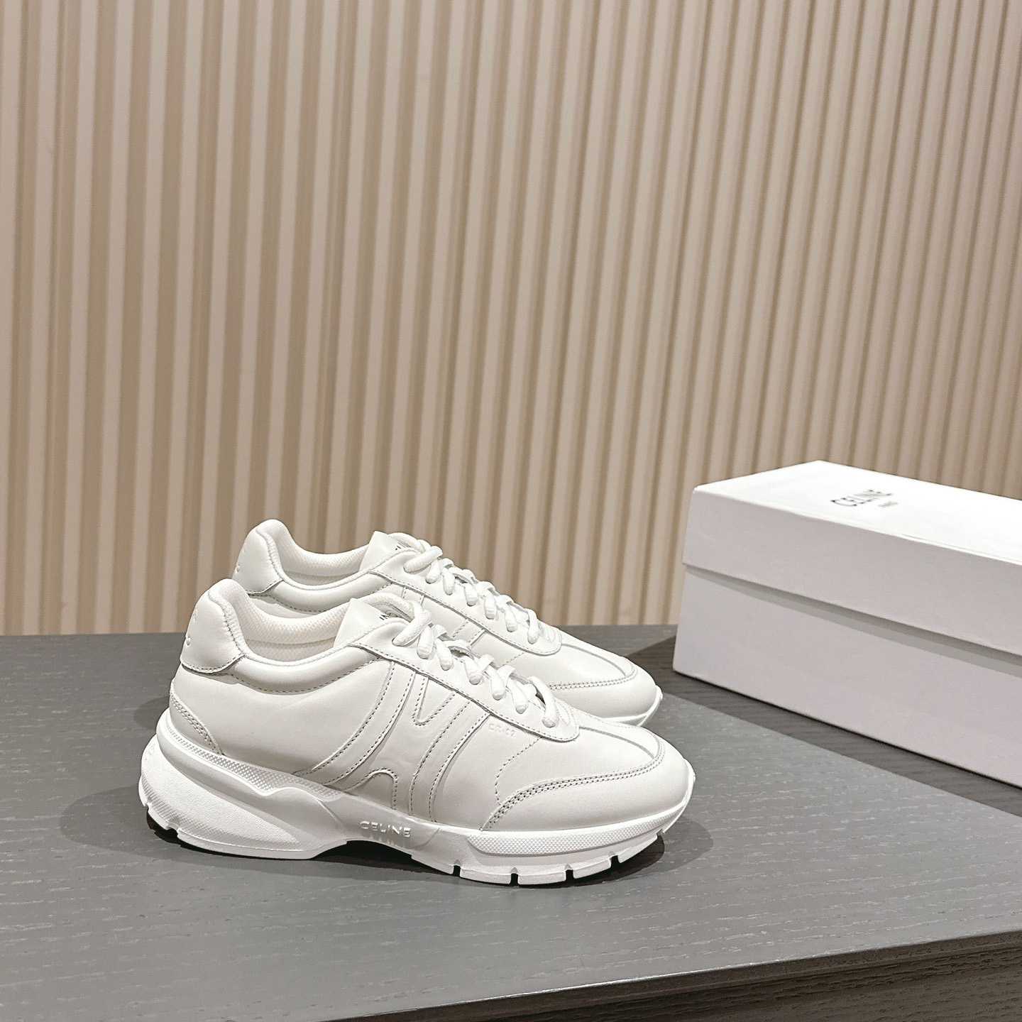 Celine Runner CR-01 Low Lace-up Sneaker In Calfskin - DopestKickz