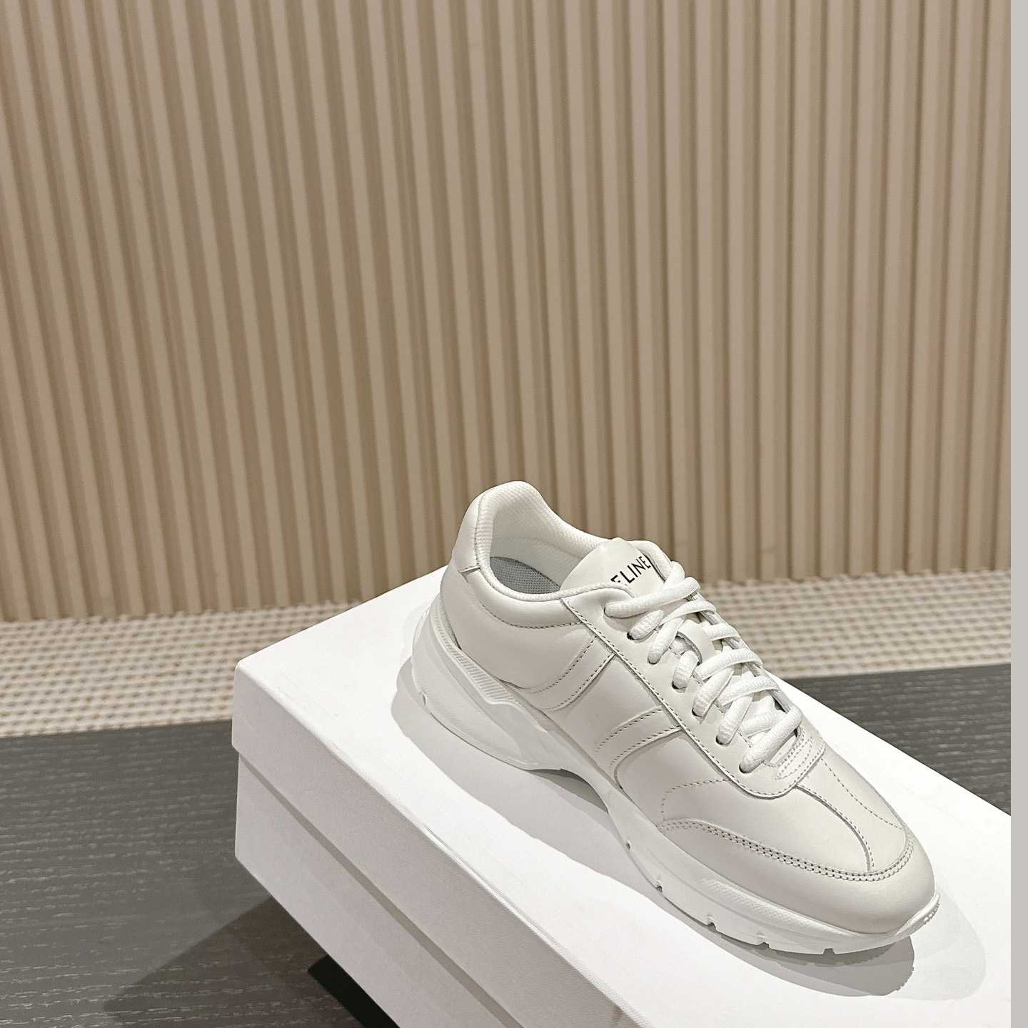 Celine Runner CR-01 Low Lace-up Sneaker In Calfskin - DopestKickz