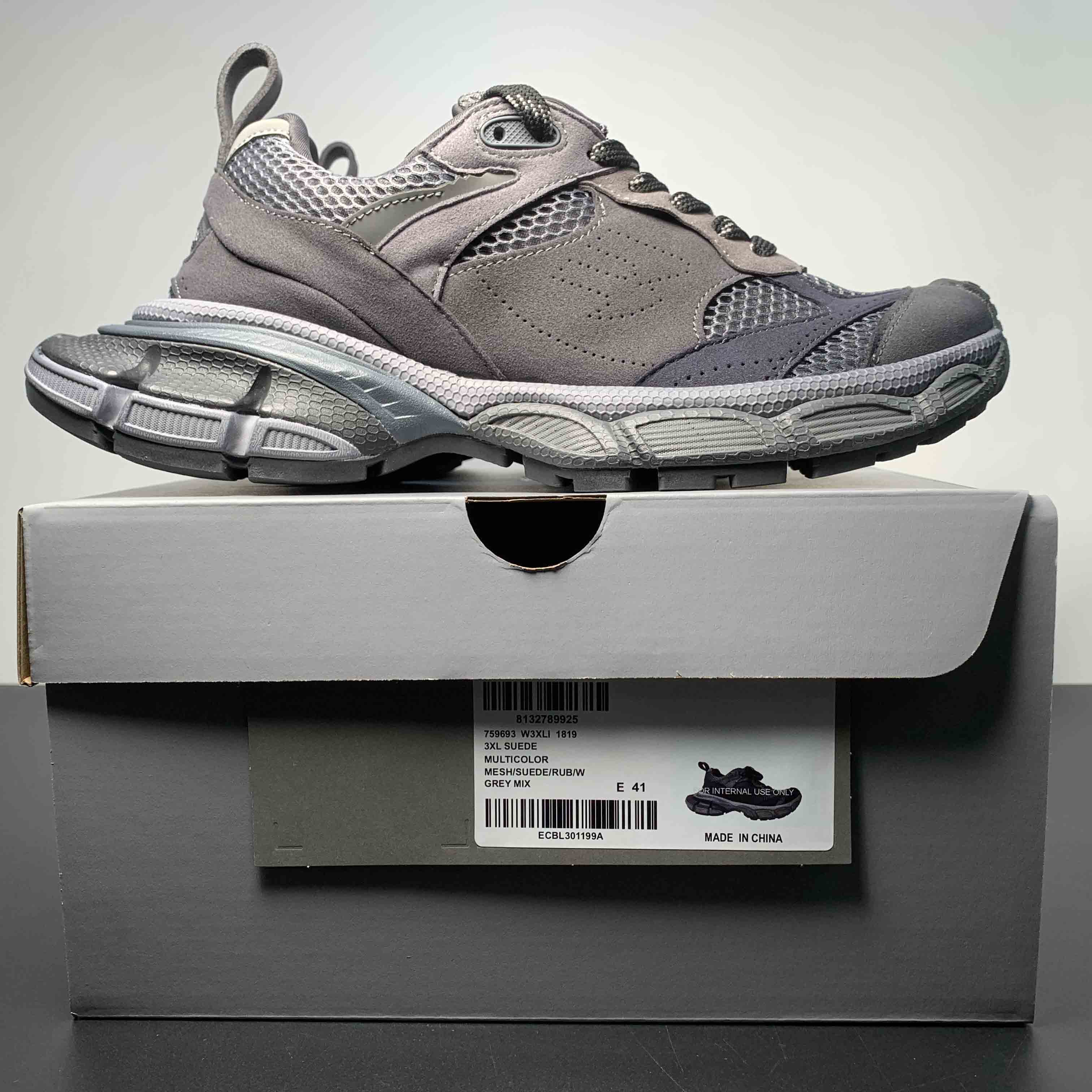 Balenciaga 3XL Sneaker In Dark Grey  - DopestKickz