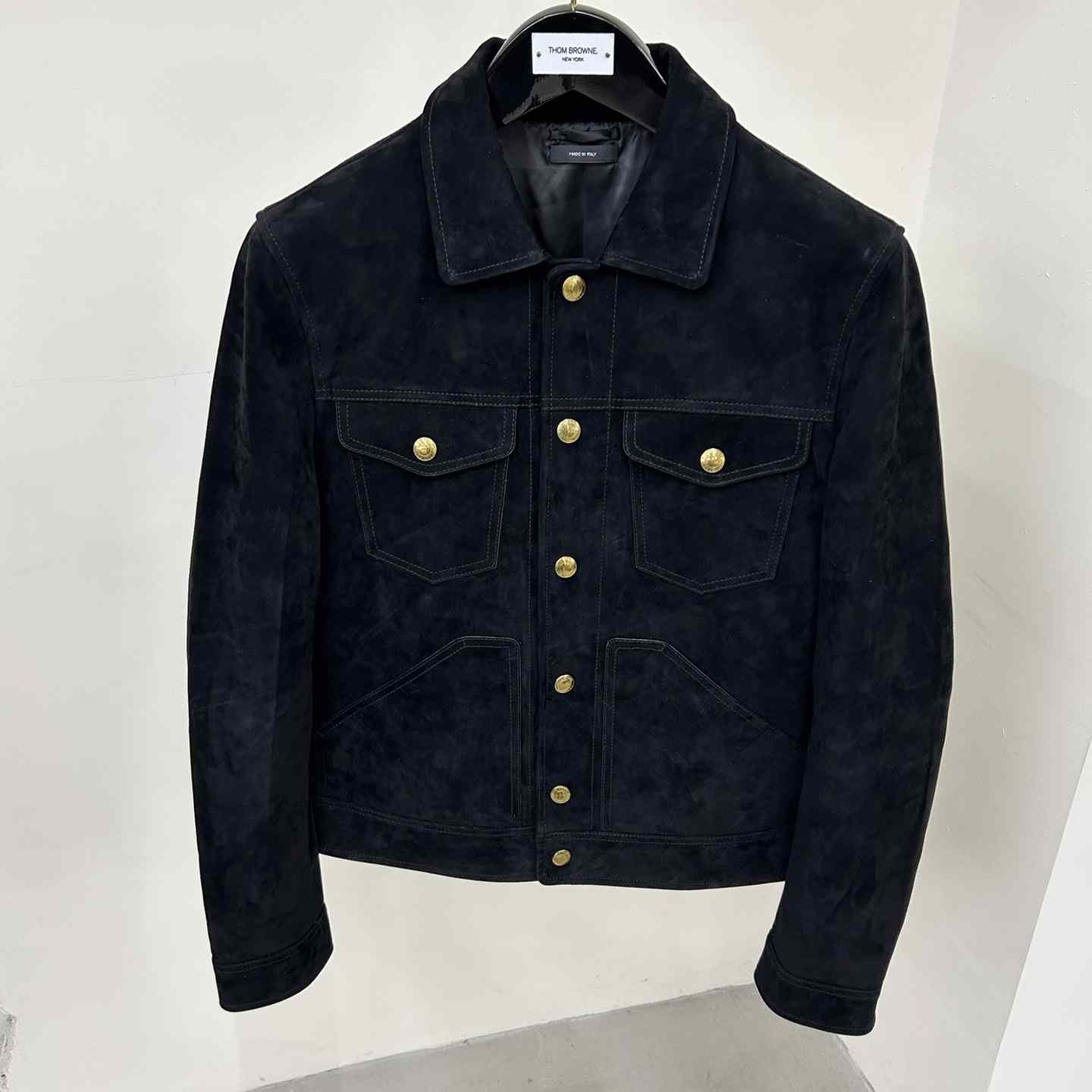 Tom Ford Cashmere Suede Shearling Trucker - DopestKickz