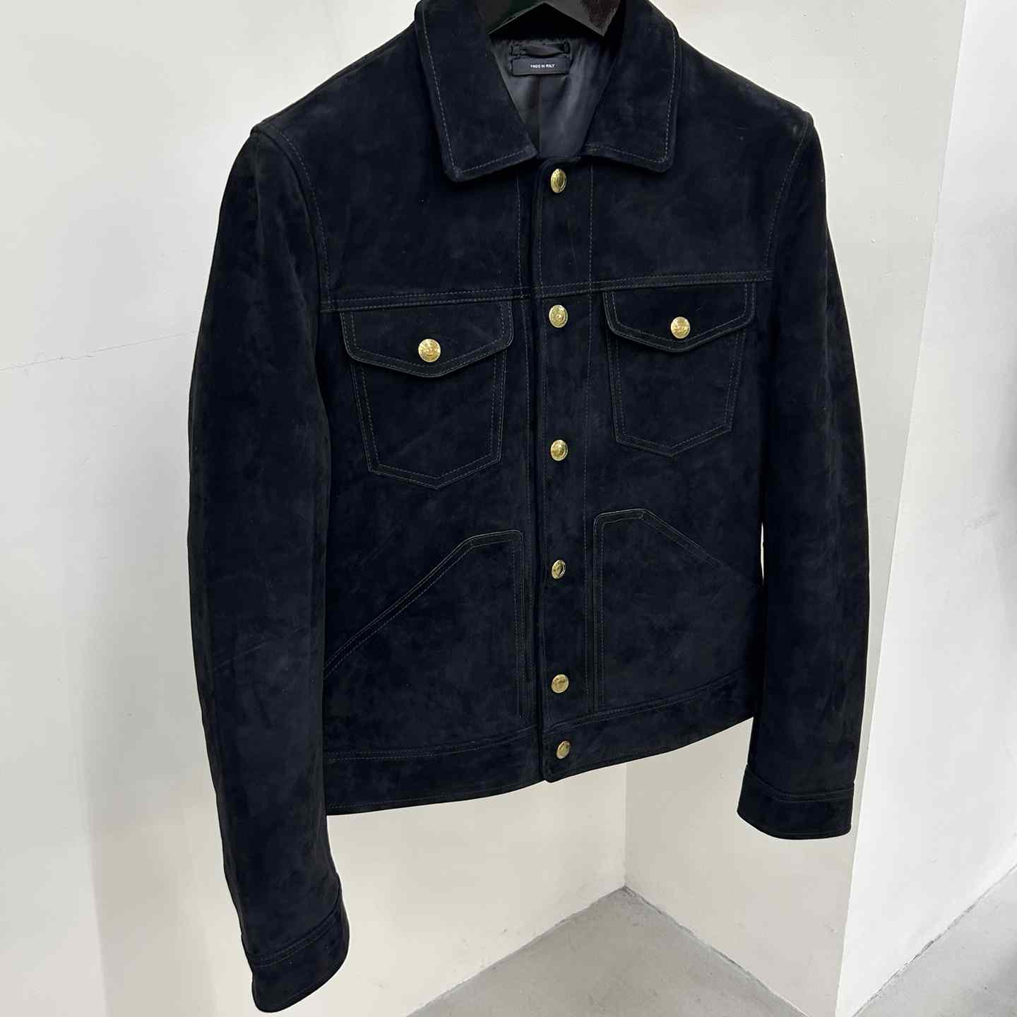 Tom Ford Cashmere Suede Shearling Trucker - DopestKickz